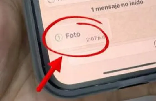 nueva estafa en WhatsApp con la foto de visualización única